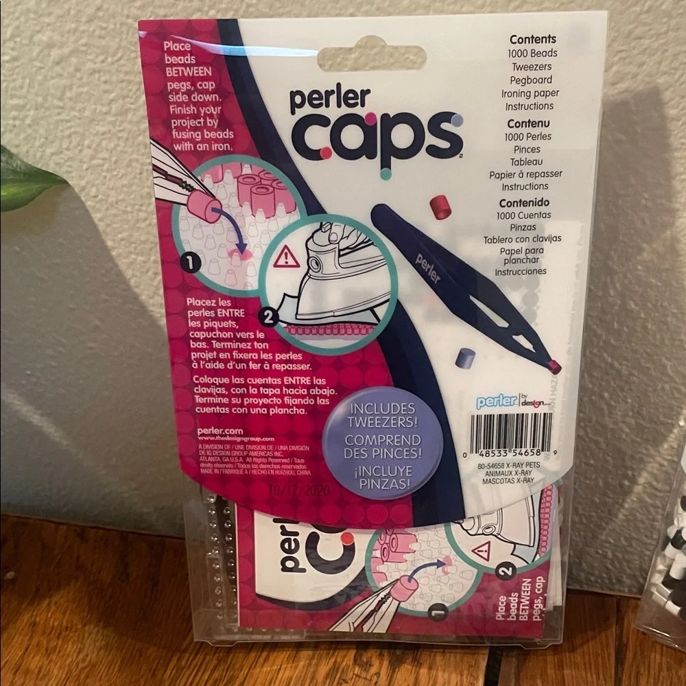Perler Caps Beads Bundle + Pattern Pad